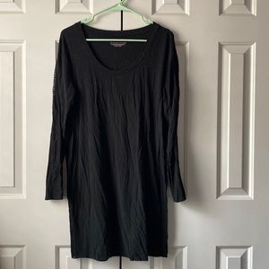 ❗25% off 2❗ Black lace modal nightgown